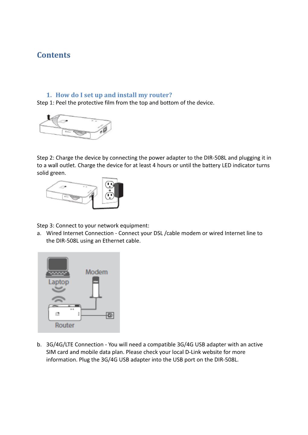 1.How Do I Set up and Install My Router?