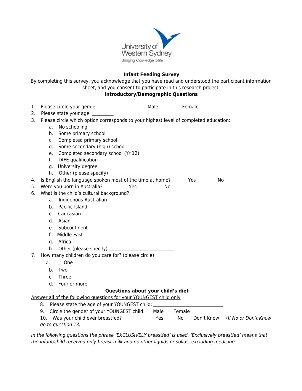 National Ethics Application Form