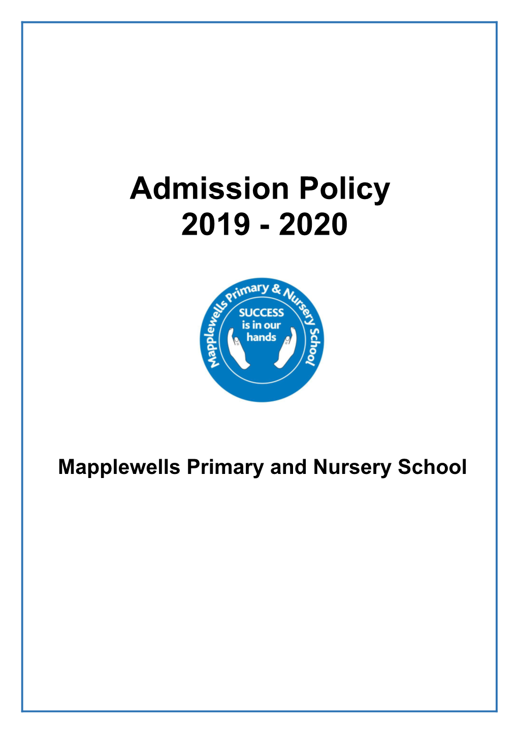 Mapplewells Primary and Nursery School