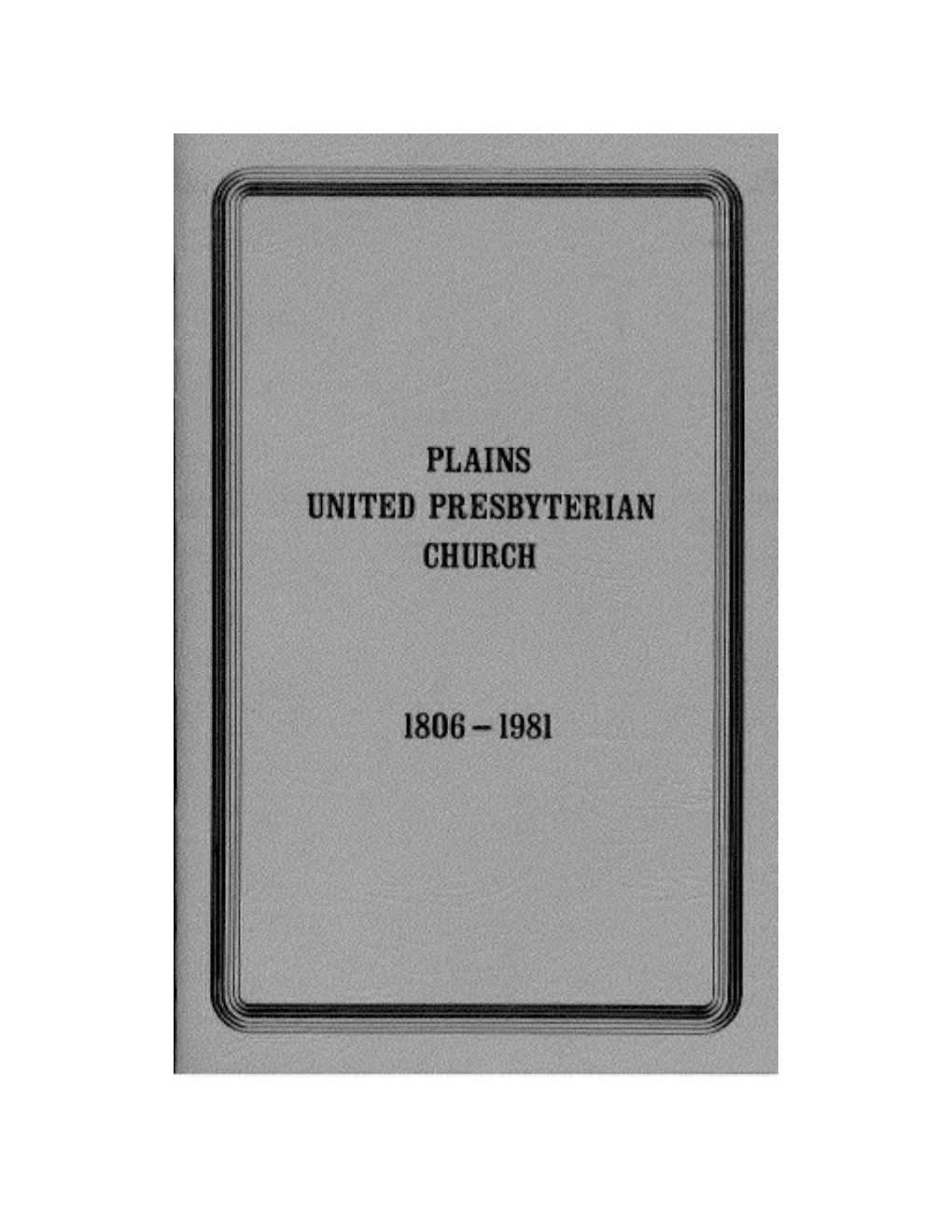 Plains United Presbyterian Church