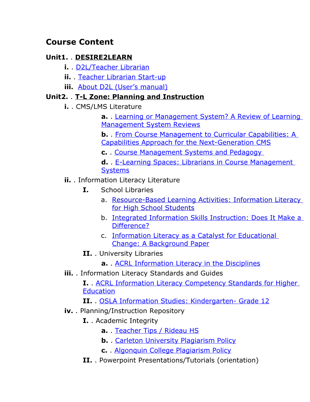 Unit2 T-L Zone: Planning and Instruction