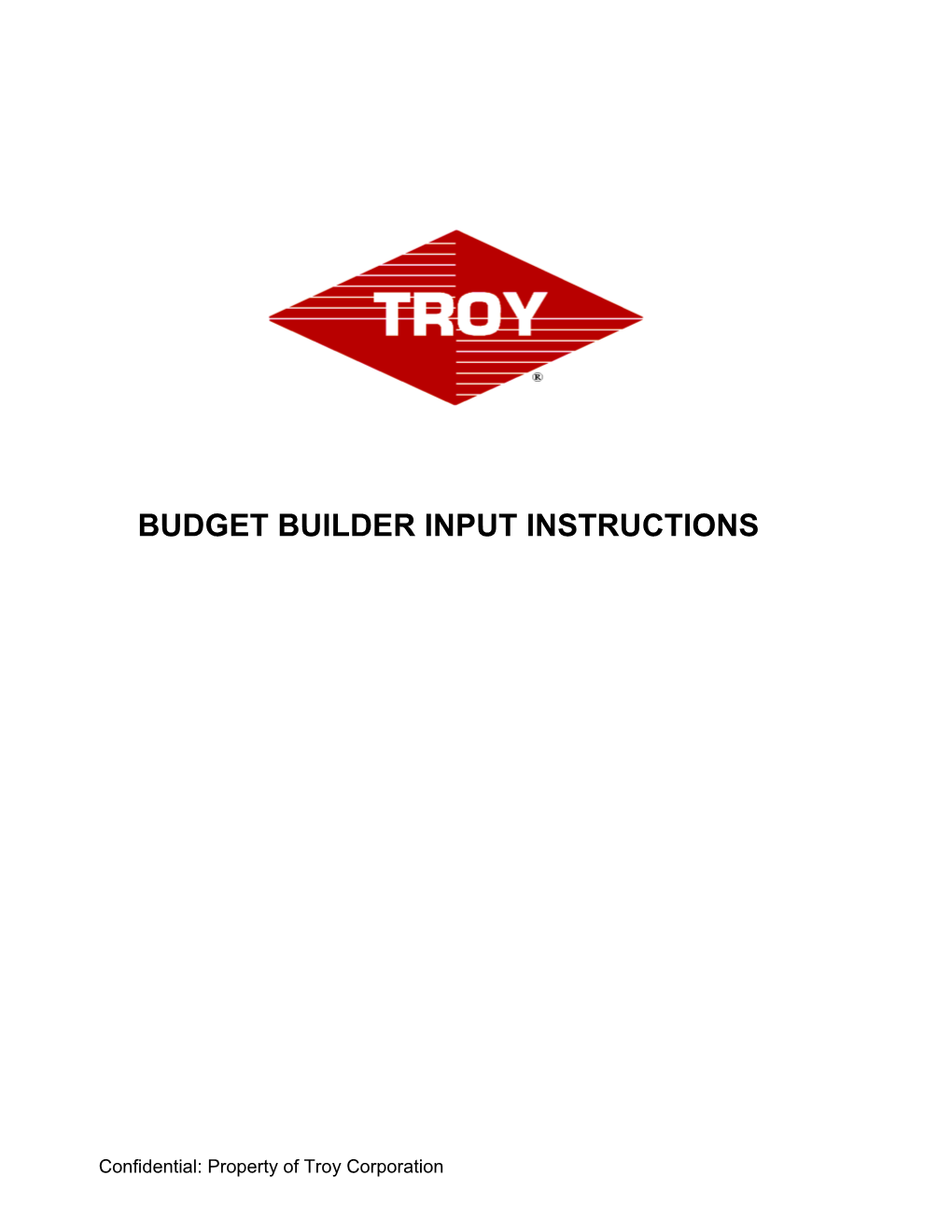 Budget Builder Instructions