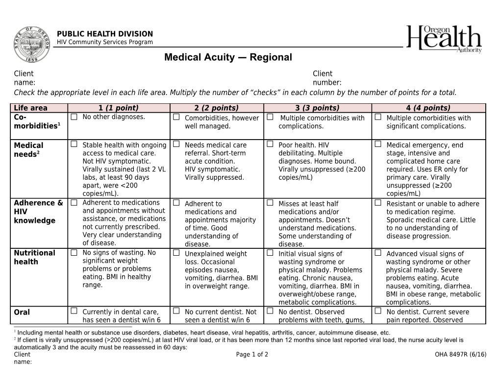 Medical Case Management Triage Tool