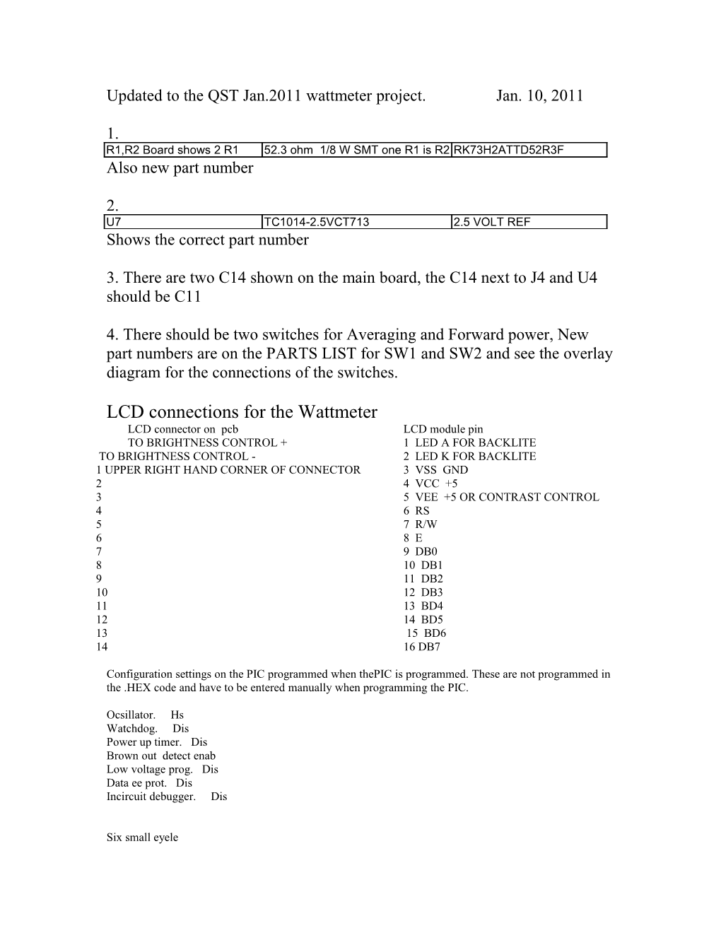 Updated to the QST Jan