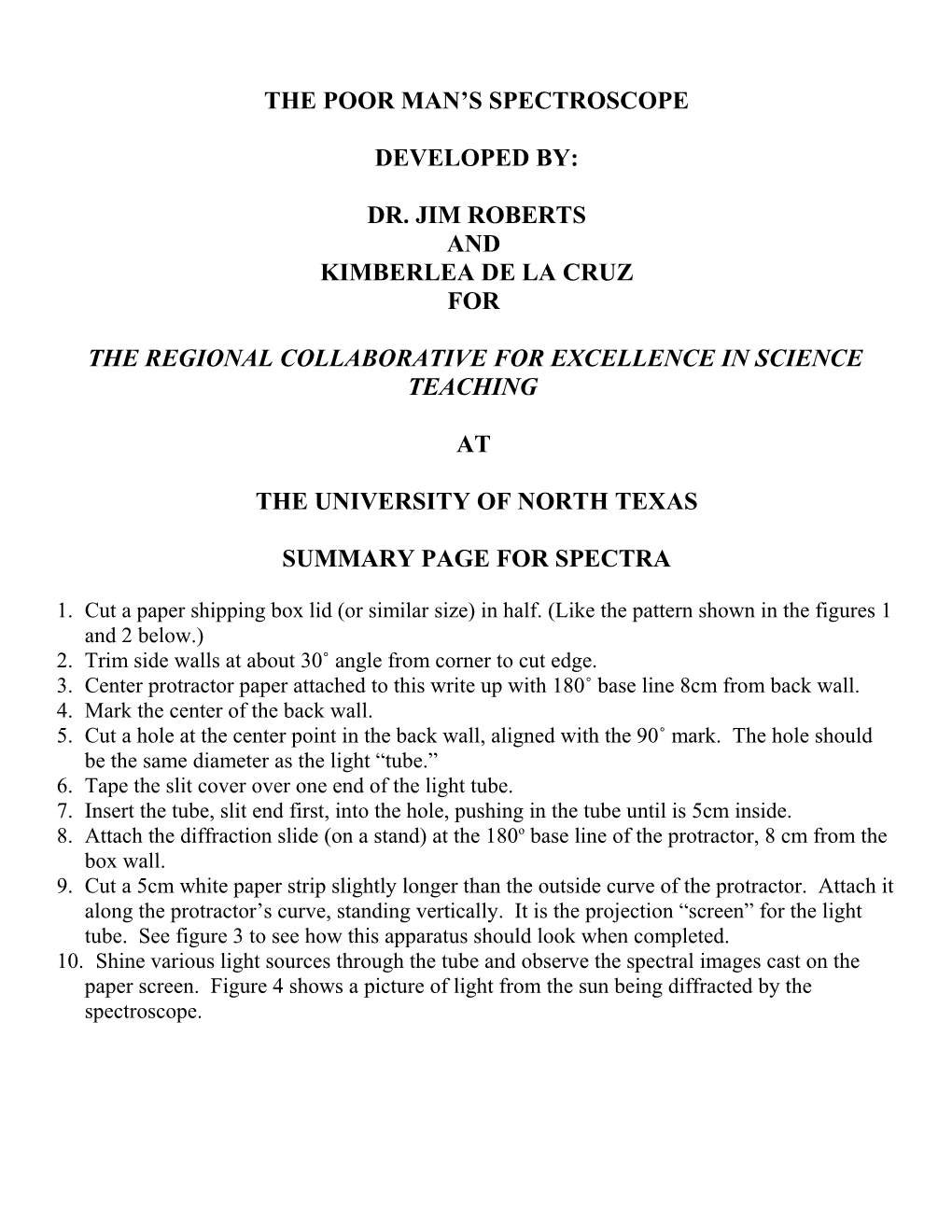 The Poor Man S Spectroscope