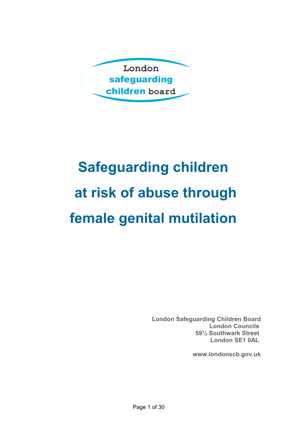 Safeguarding Children