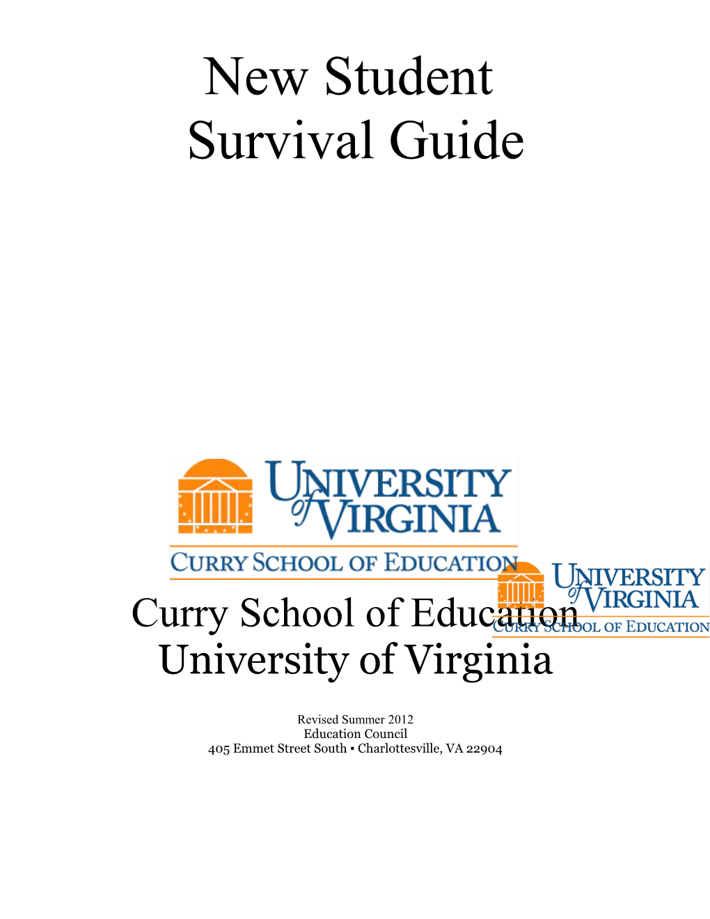 New Student Survival Guide