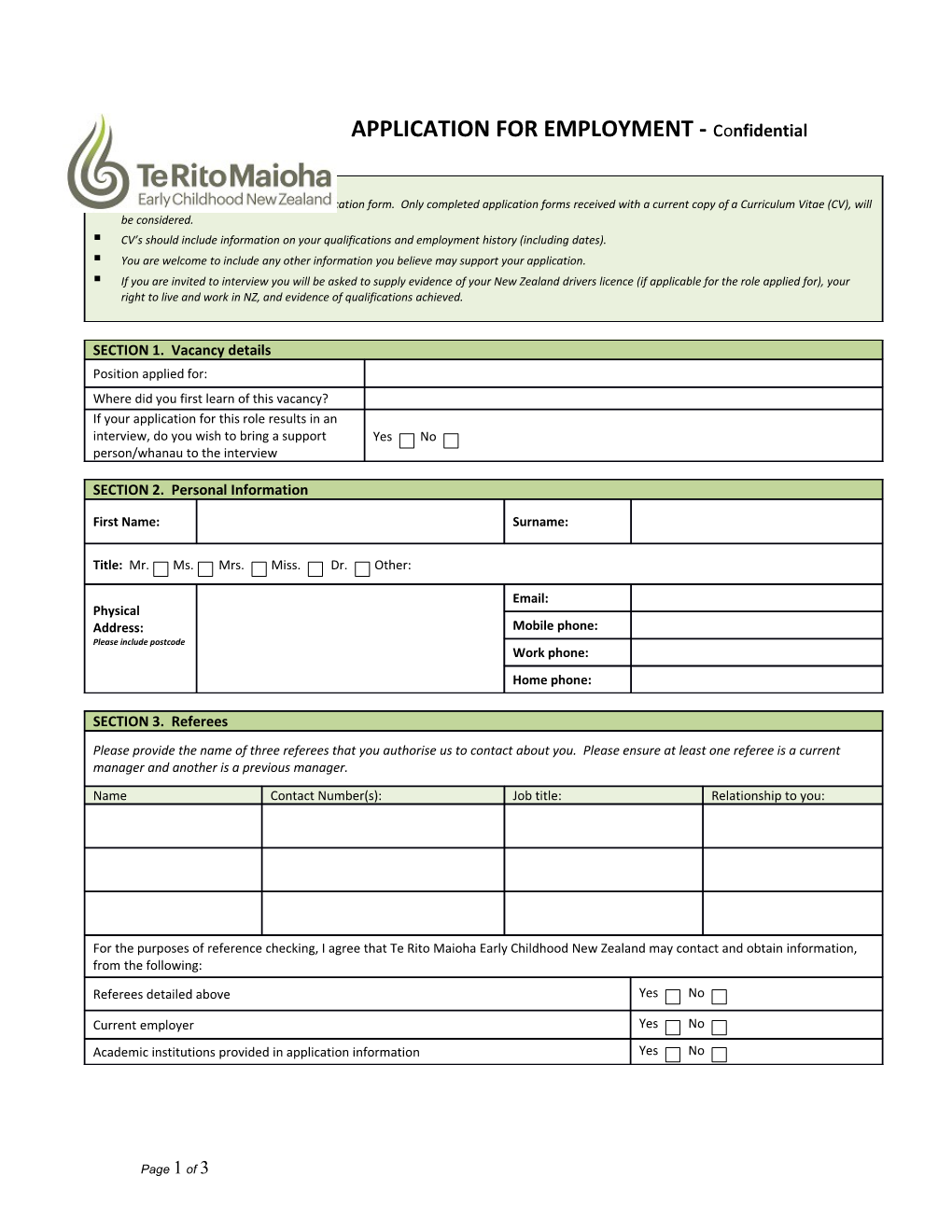 Application for Employment s9