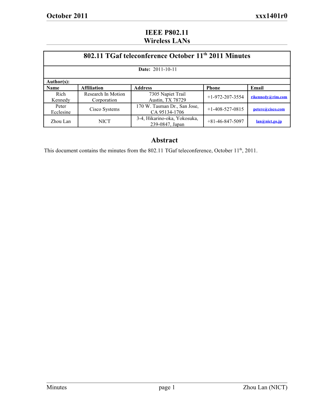 IEEE P802.11 Wireless Lans s85