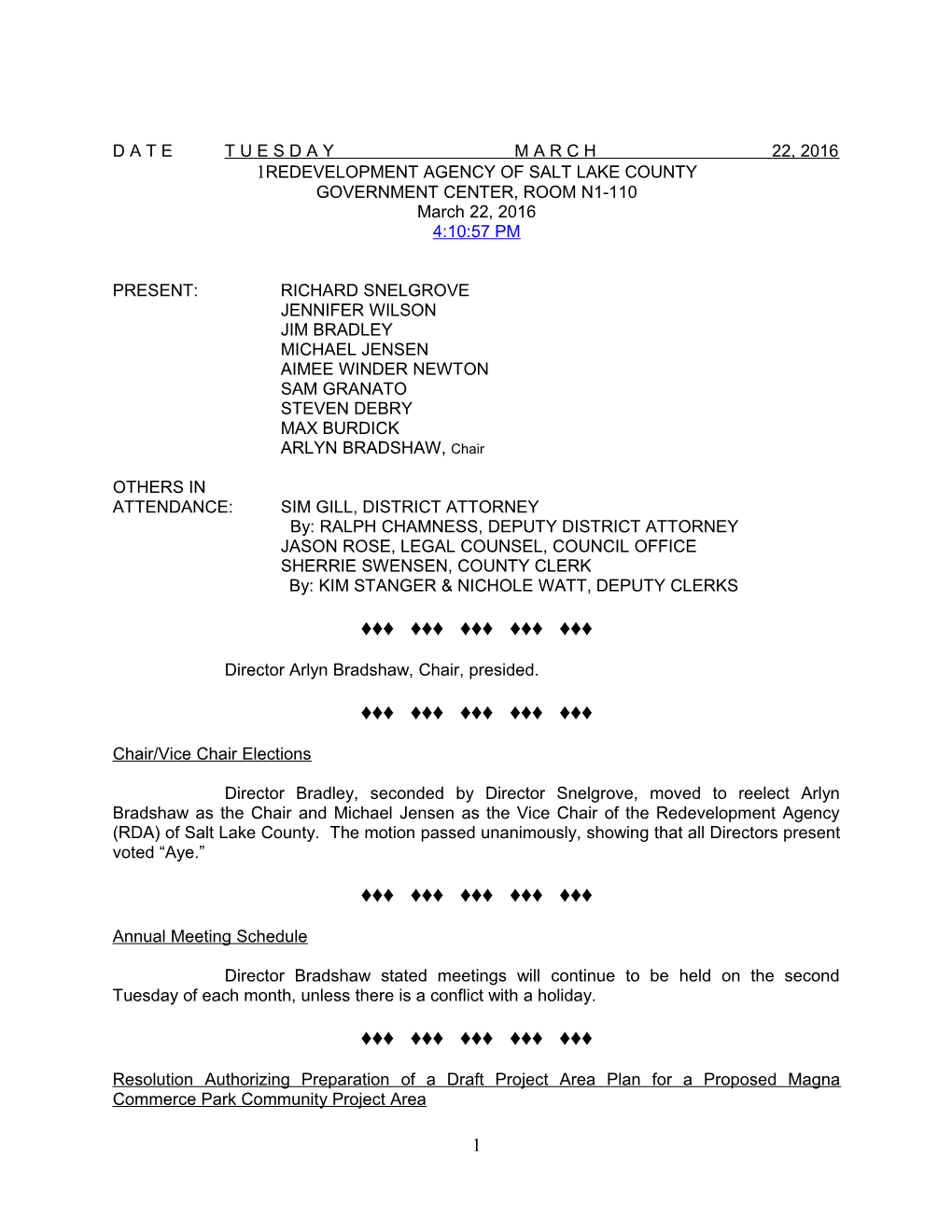 Redevelopment Agency of Salt Lake County