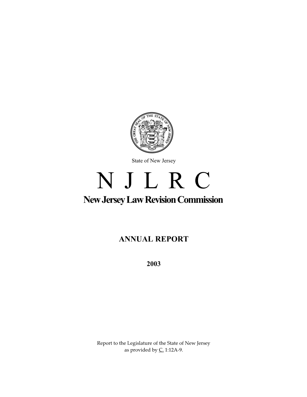 New Jersey Law Revision Commission s1