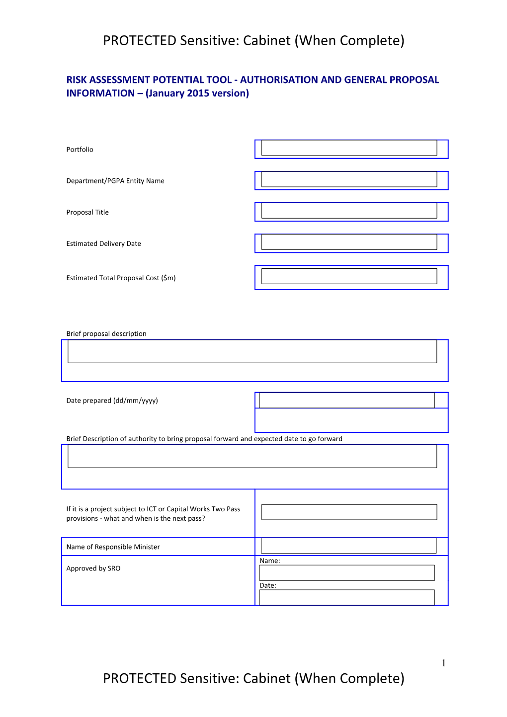 Risk Potential Assessment Tool