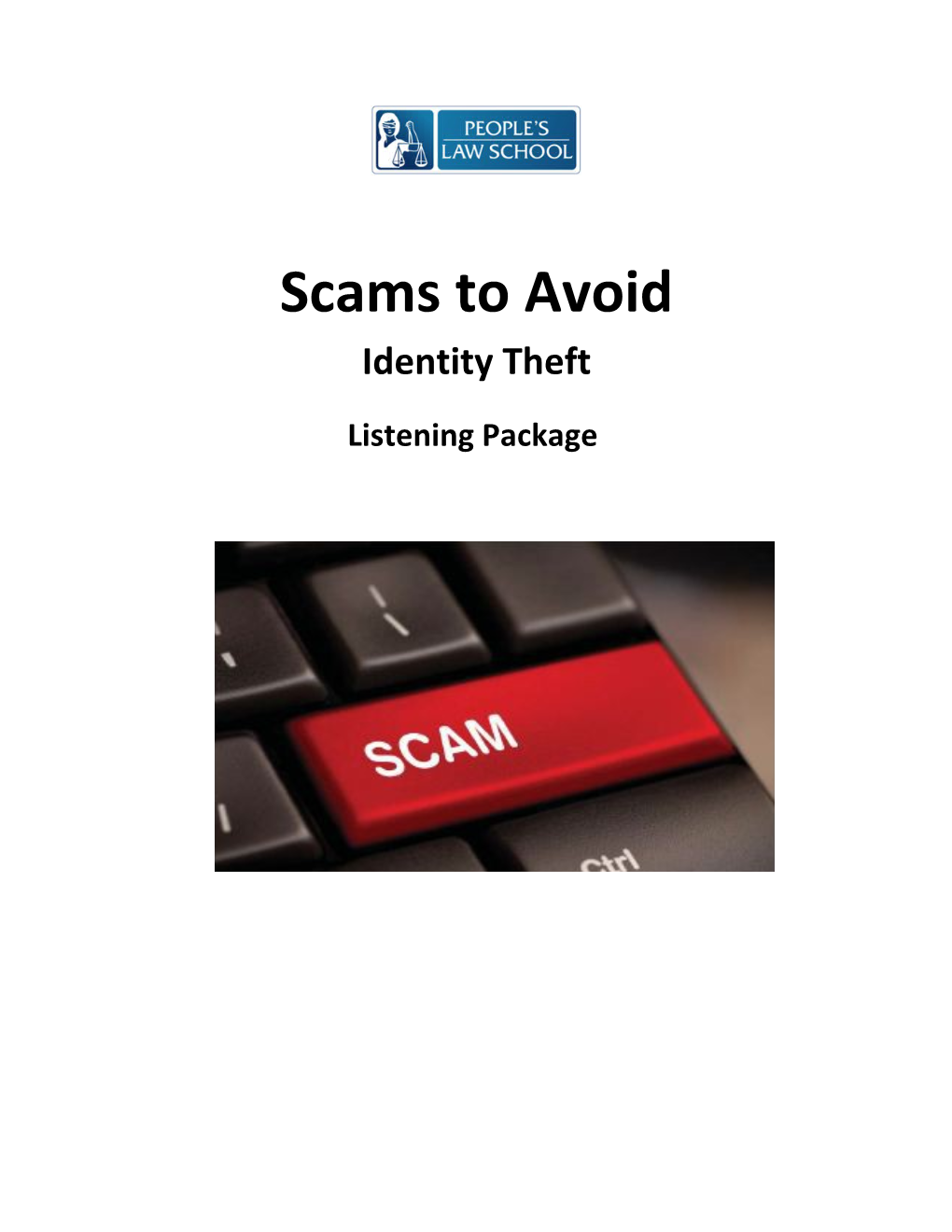 Scams to Avoid: Identity Theft