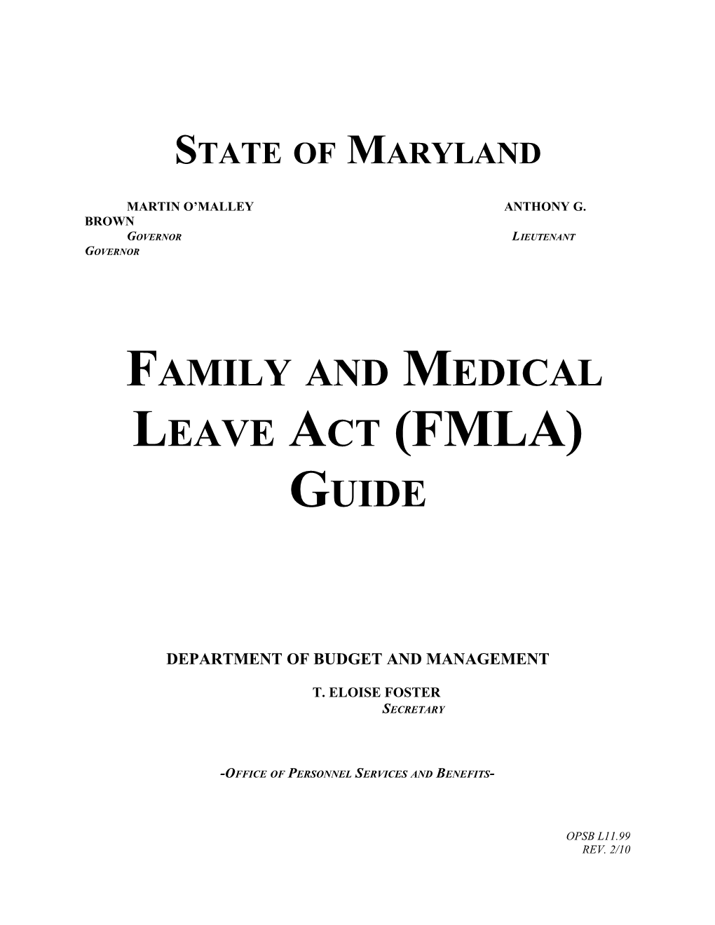 Family Medical Leave Act Guide