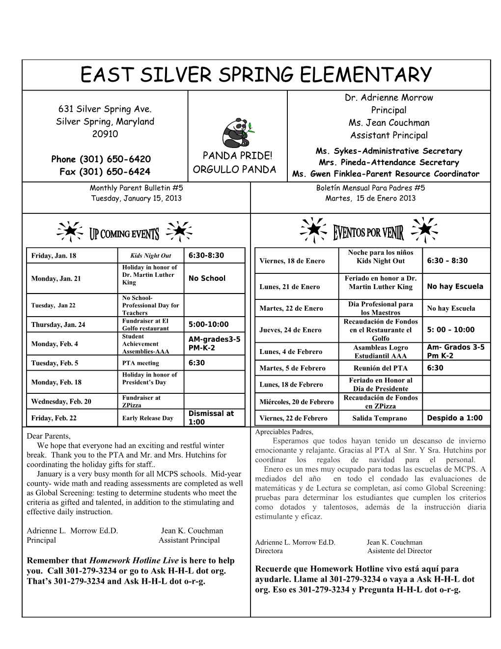 EAST SILVER SPRING Elementary