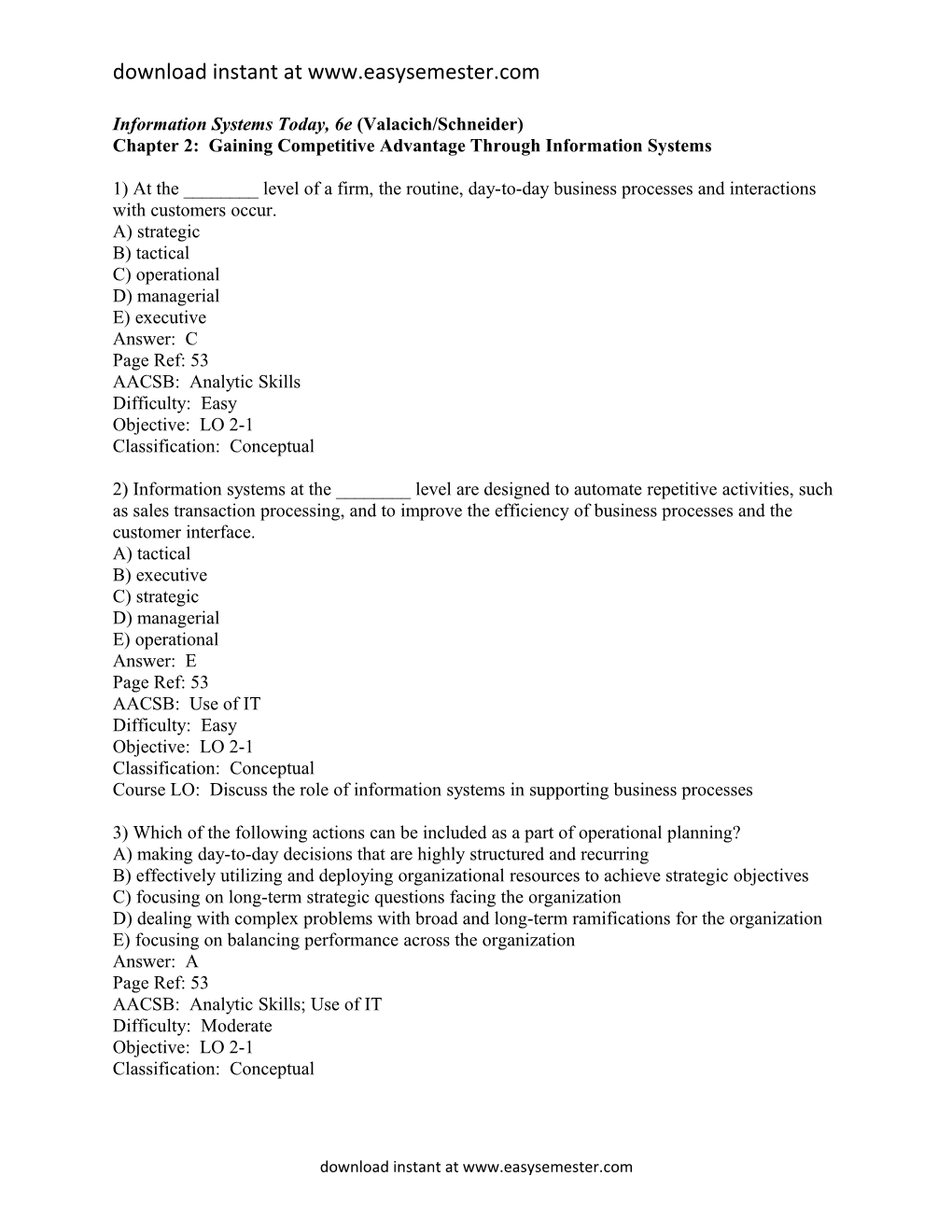 Information Systems Today, 6E (Valacich/Schneider)