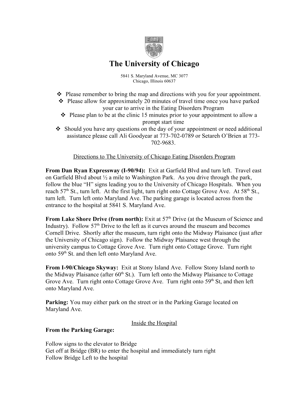 The University of Chicago s1