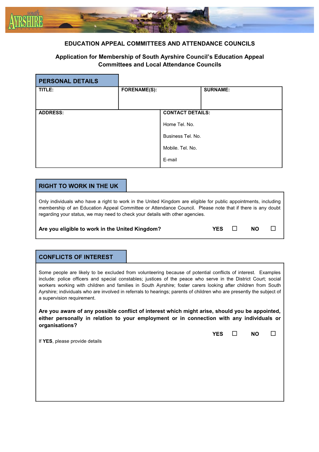 Education Appeal Committees and Attendance Councils