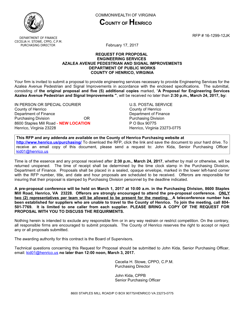 Azalea Avenue Pedestrian and Signal Improvements