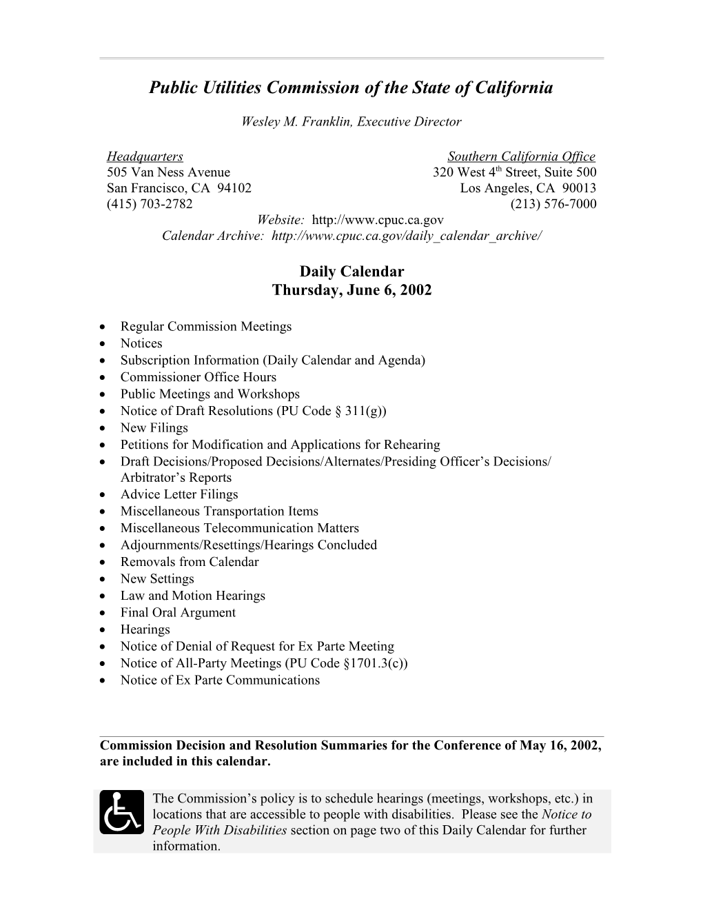 Public Utilities Commission of the State of California s33