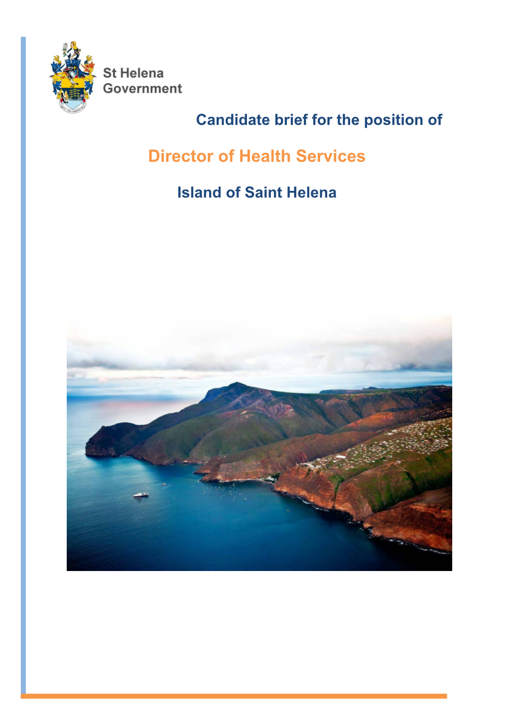 Candidate Brief for the Position Of