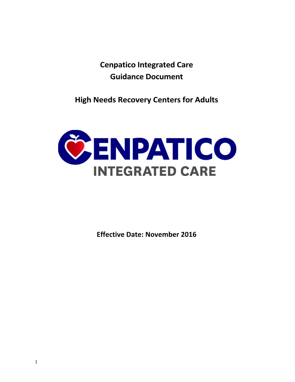 Cenpatico Integrated Care