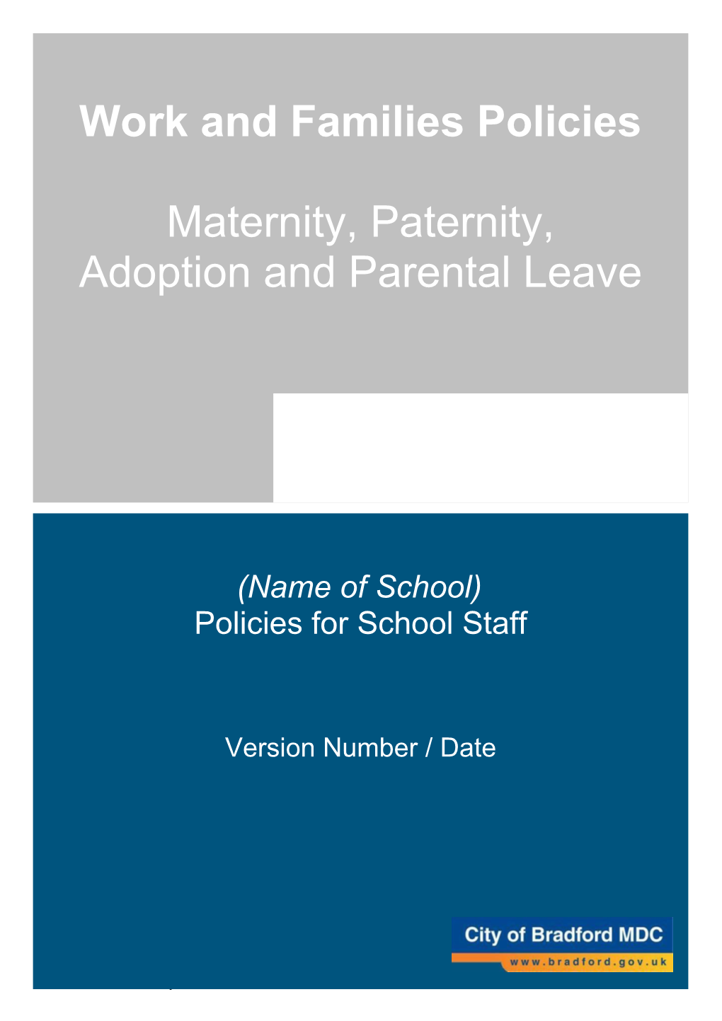 Policy and Procedure Template