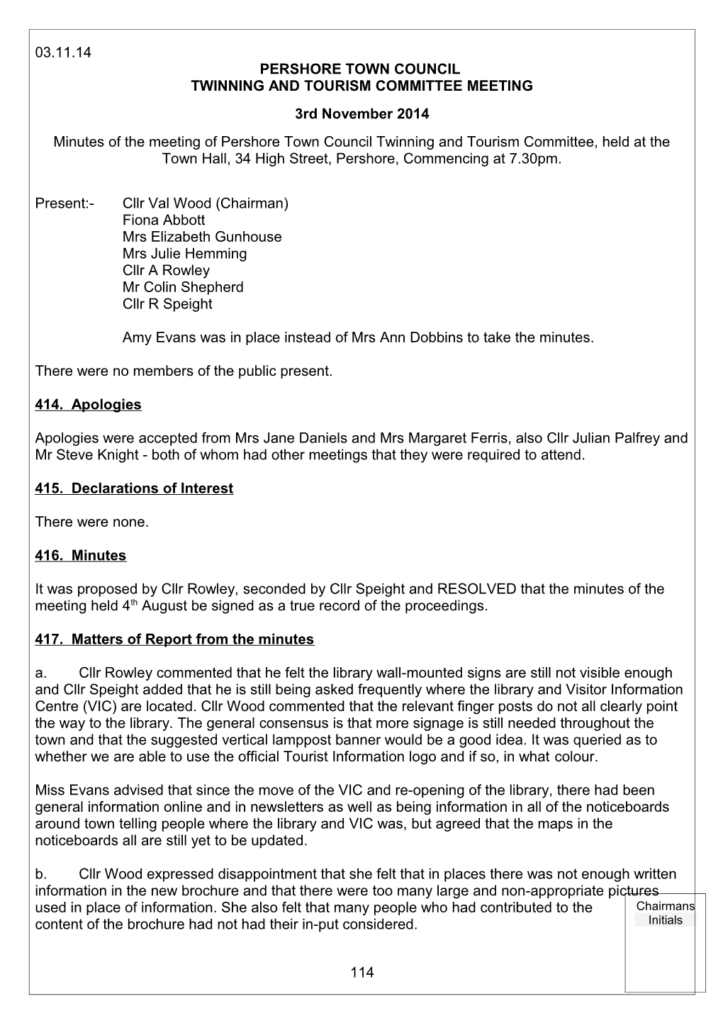 Pershore Town Council s6