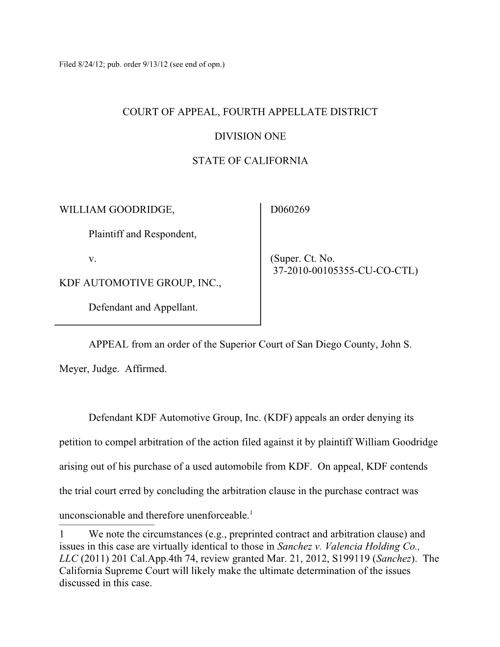 Filed 8/24/12; Pub. Order 9/13/12 (See End of Opn.)