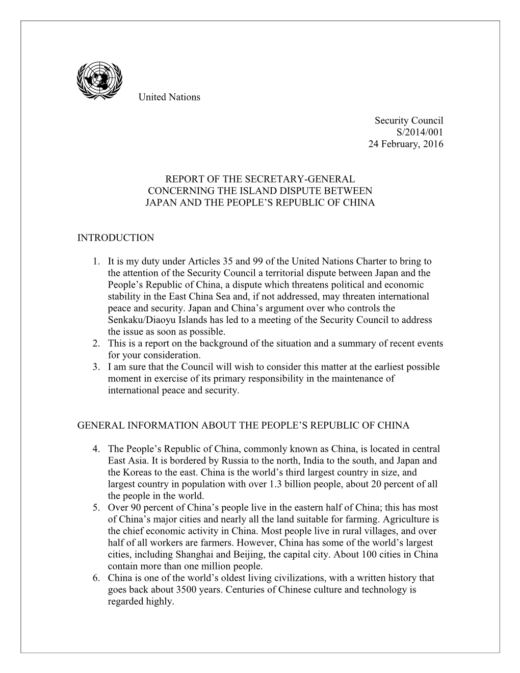 Report of the Secretary-General s1