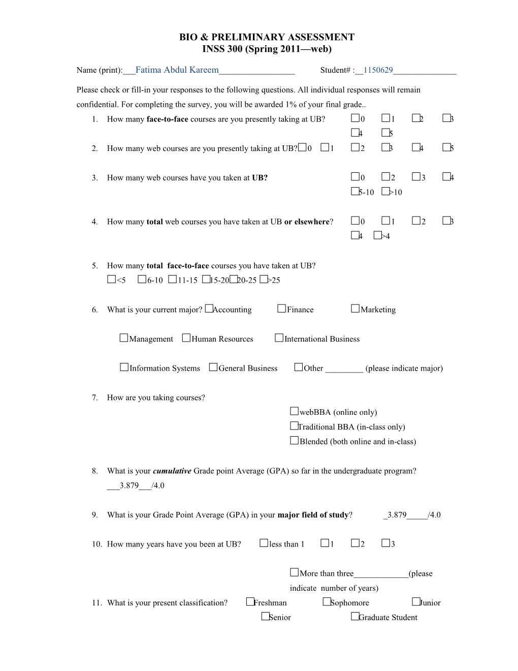 Bio & Preliminary Assessment s2