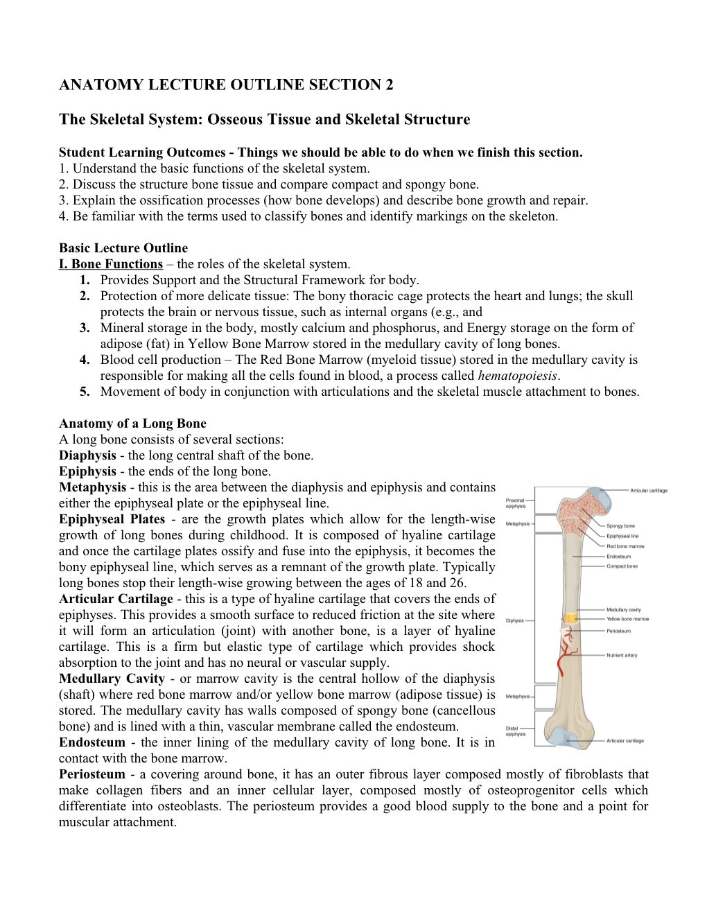 Lecture Outline Chapter 1