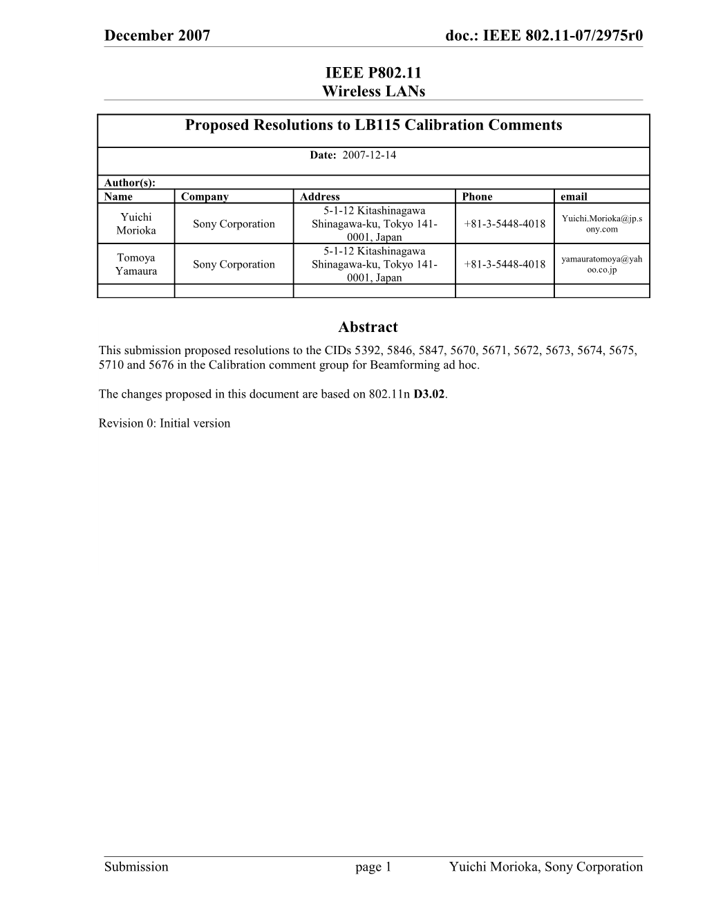 Proposed Resolution: Counter (Accept in Principle)