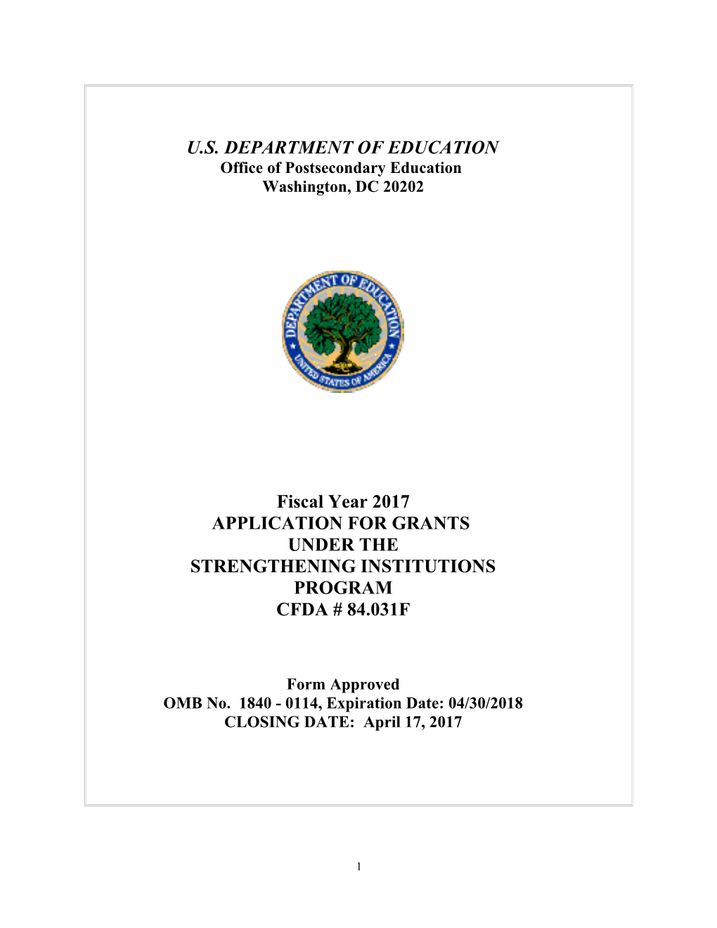 U.S. Department of Education s2