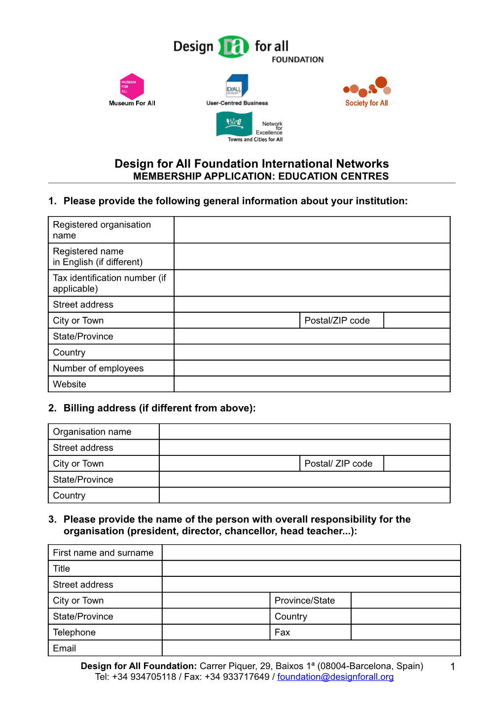 Network of Excellence of the Flag of Towns and Cities for All