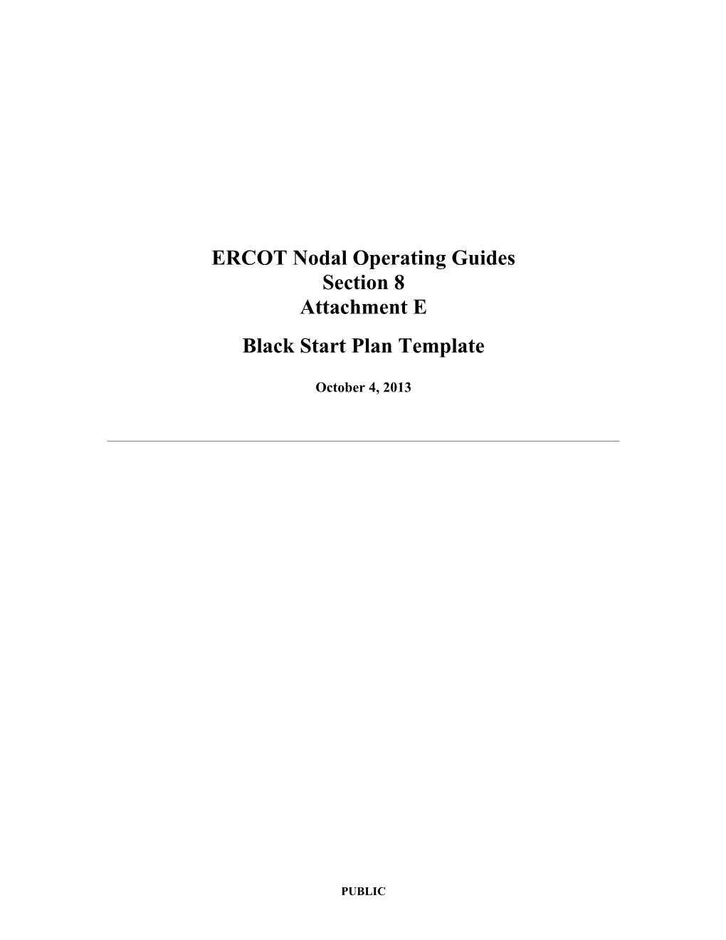 ERCOT Operating Guides