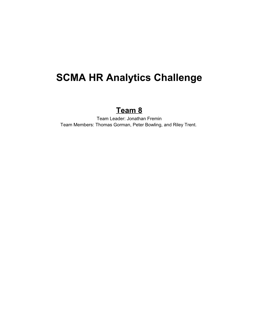 SCMA HR Analytics Challenge