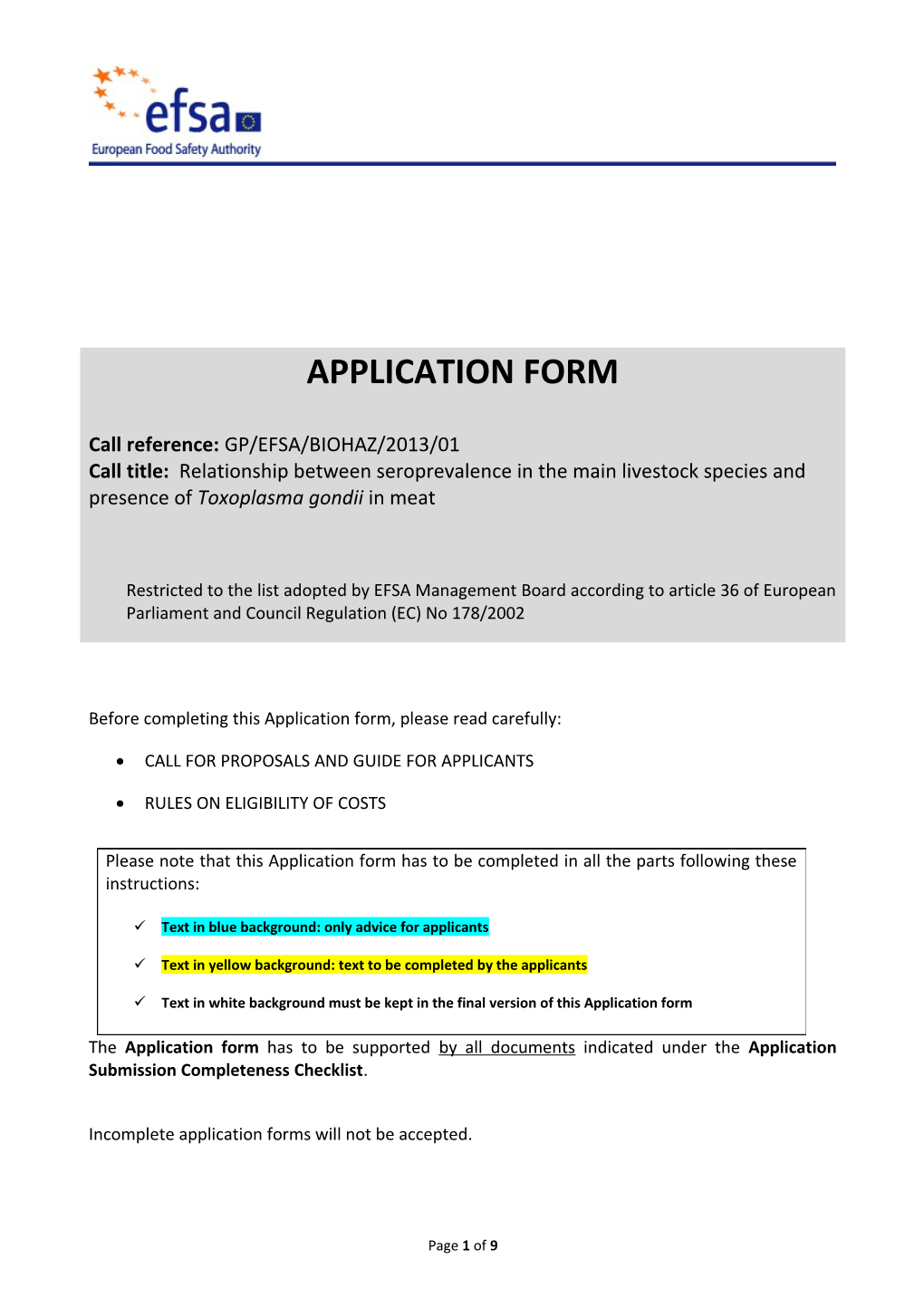 Before Completing This Application Form, Please Read Carefully