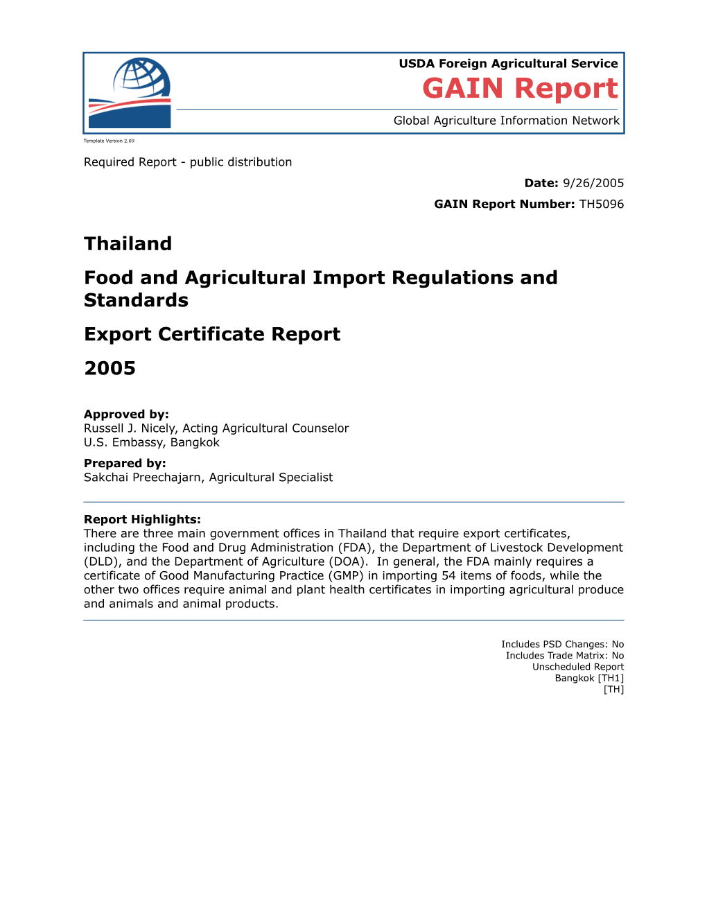 Food and Agricultural Import Regulations and Standards s3