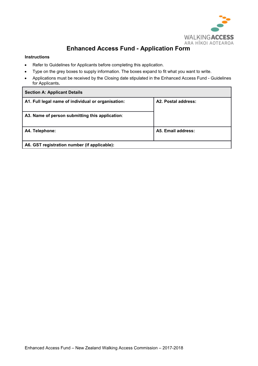 2014 EAF Appln Form PDF