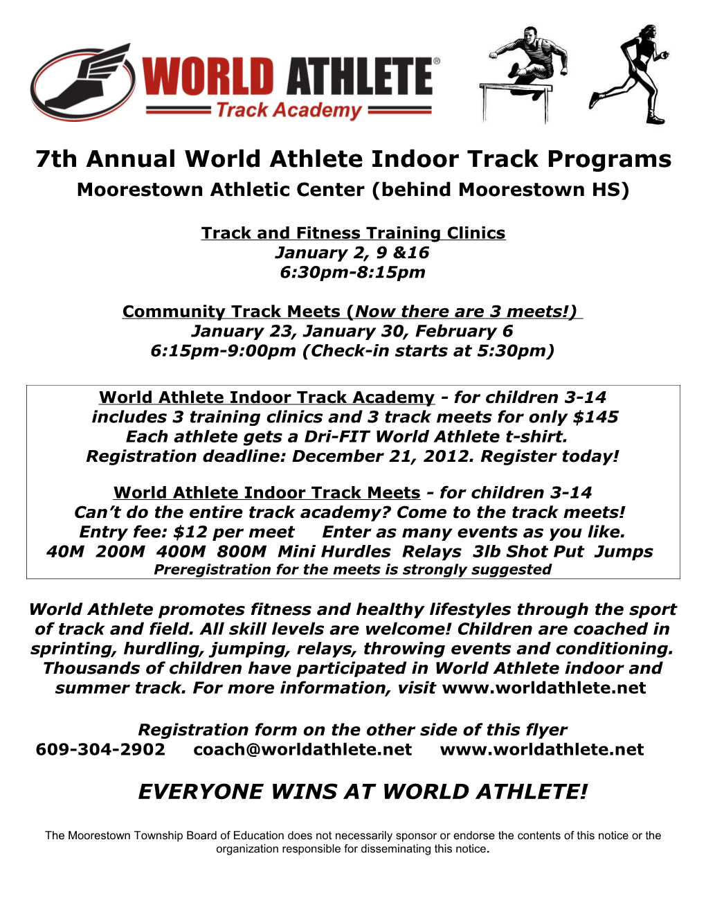 Moorestown Track & Field Camp