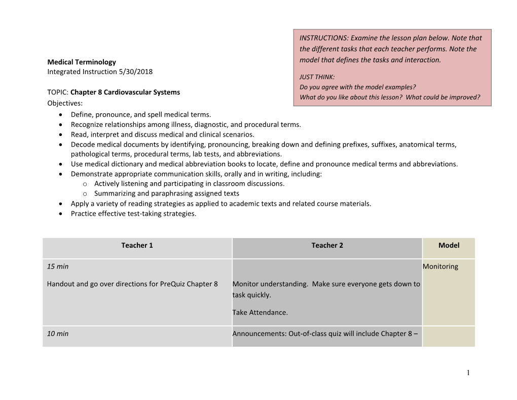 Medical Terminology