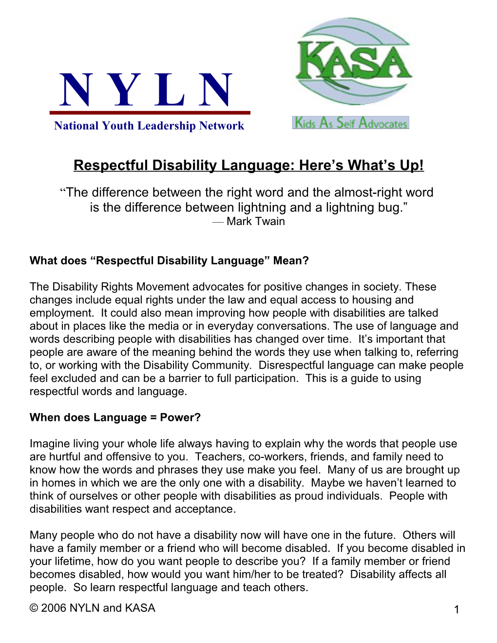 Respectful Disability Language: Here S What S Up!