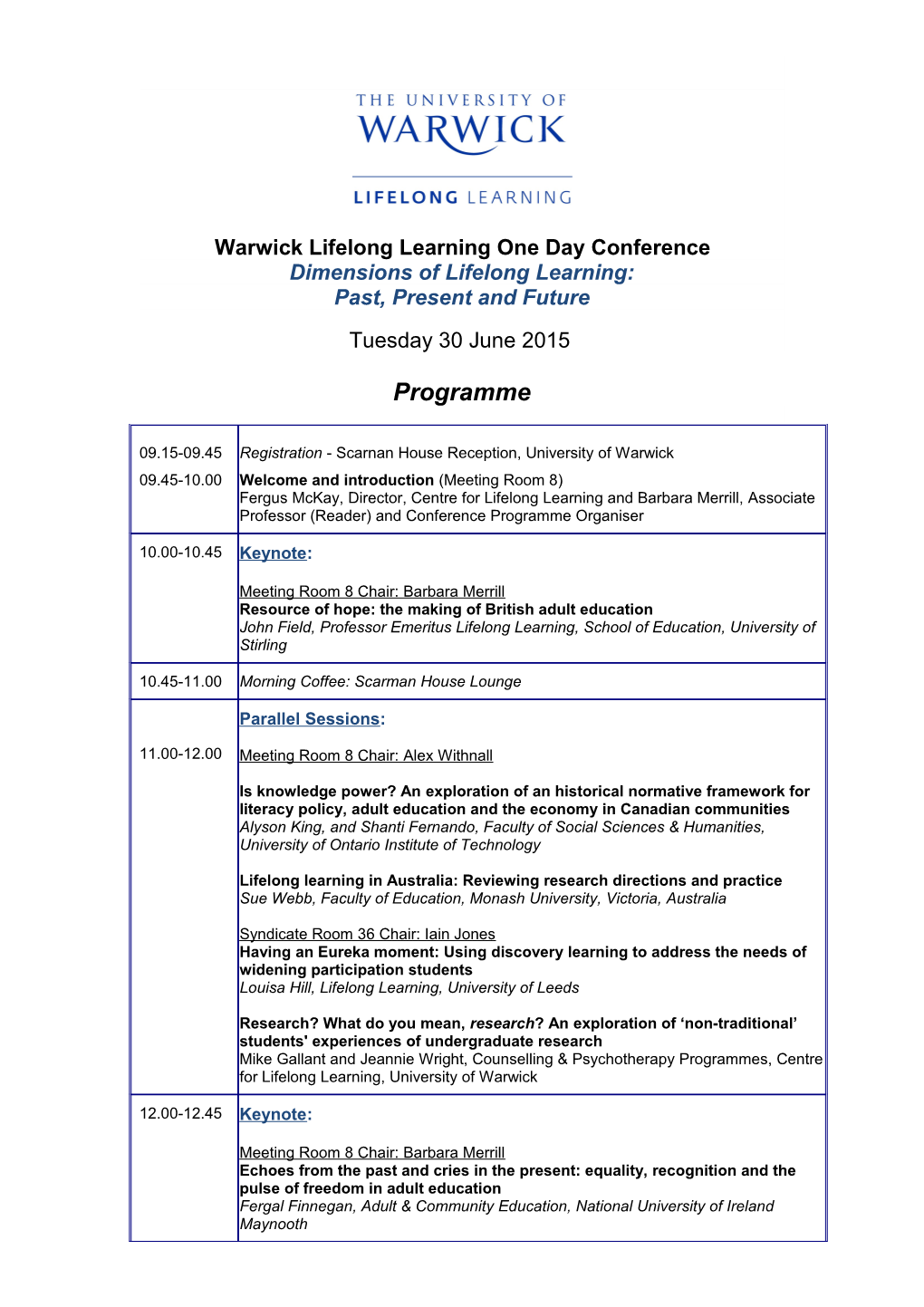 Learning in Law Annual Conference