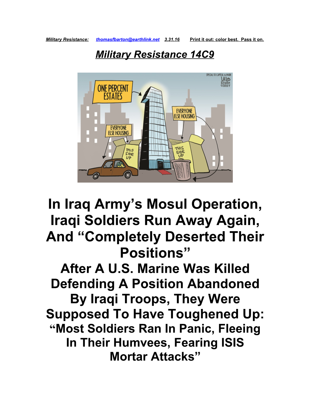 Military Resistance 14C9