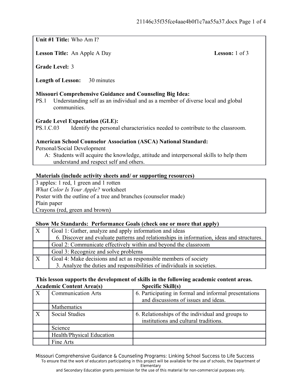 Materials (Include Activity Sheets And/ Or Supporting Resources) s7