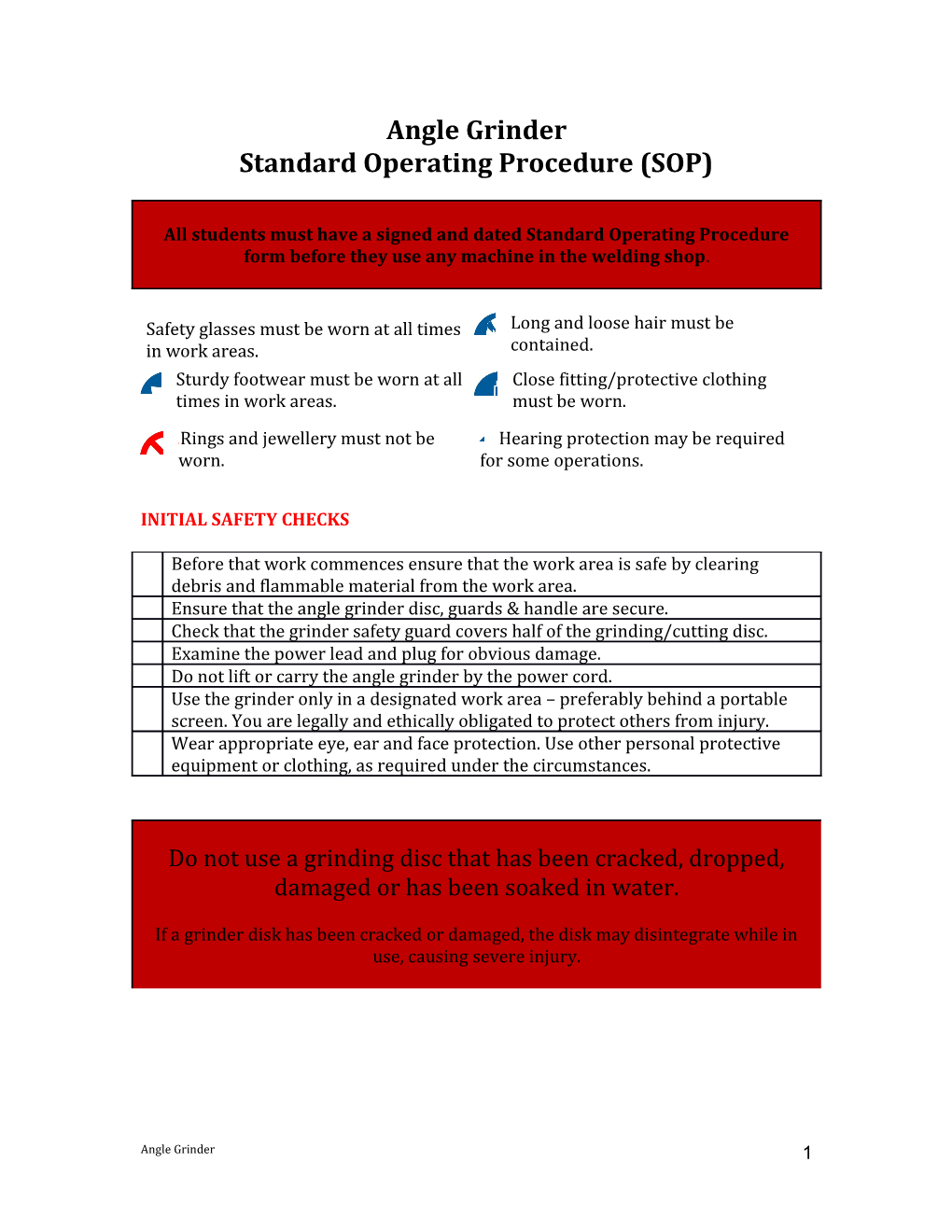 Standard Operating Procedure (SOP) s3