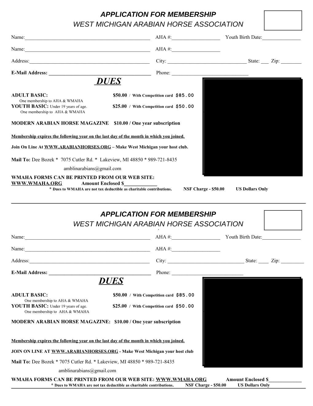 Application for Membership s13