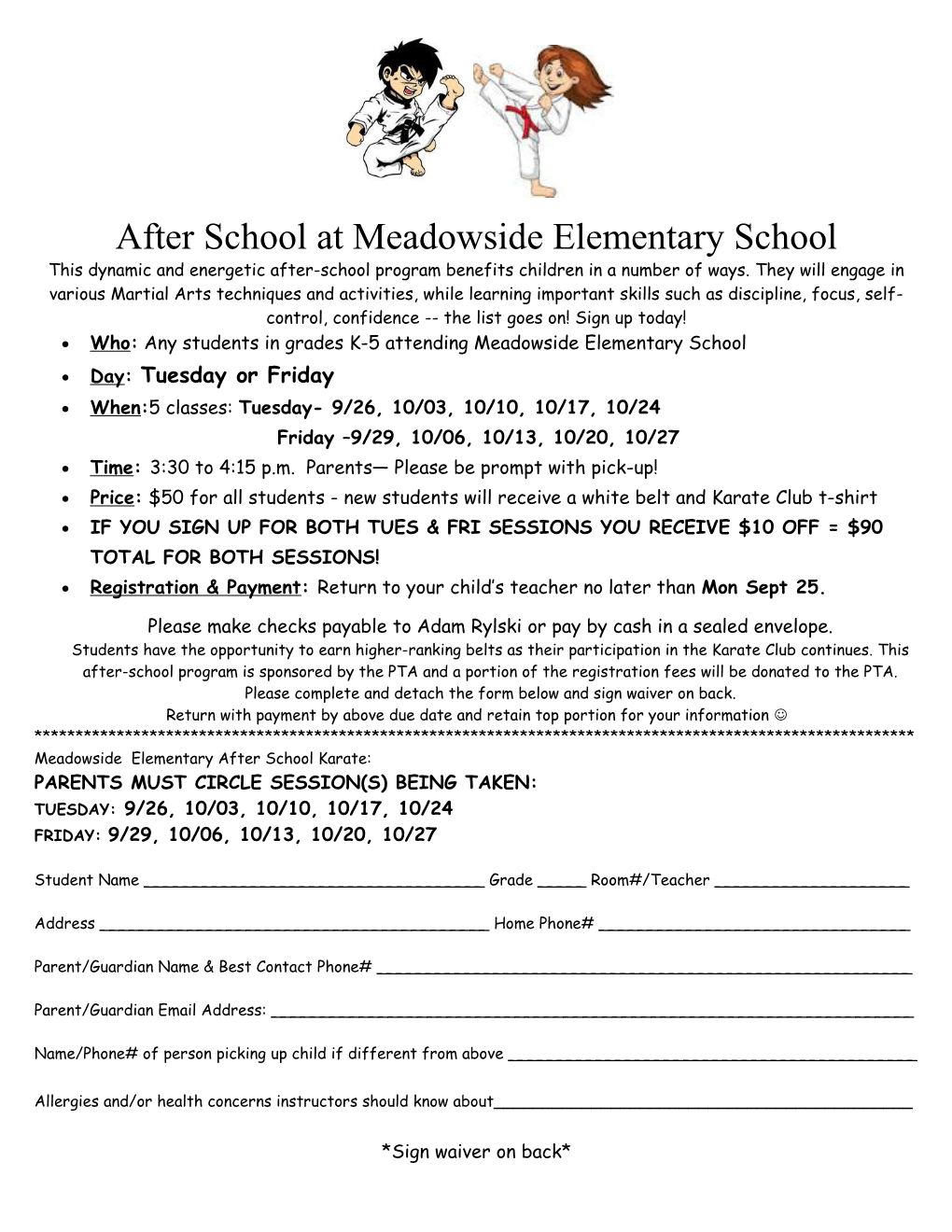 After School at Meadowside Elementary School