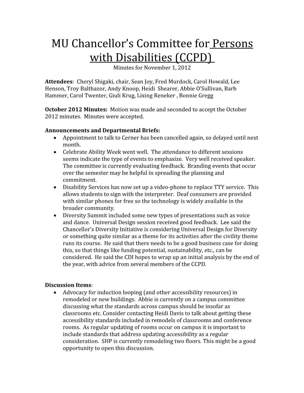MU Chancellor S Committee for Persons with Disabilities (CCPD)